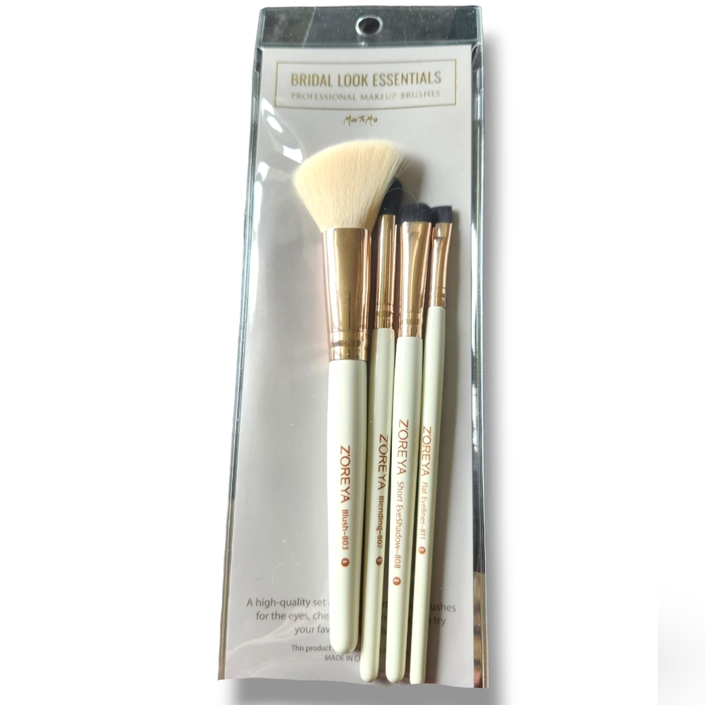 Professional Makeup Brush Set, Soft Synthetic Bristles, Bridal & Everyday Use